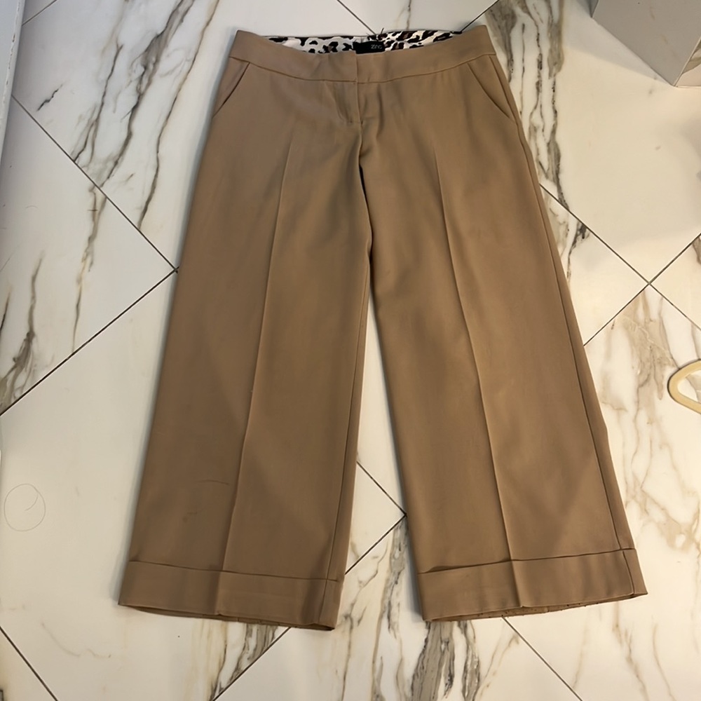 Vintage Y2K Low Rise Cropped Wide Leg Pants